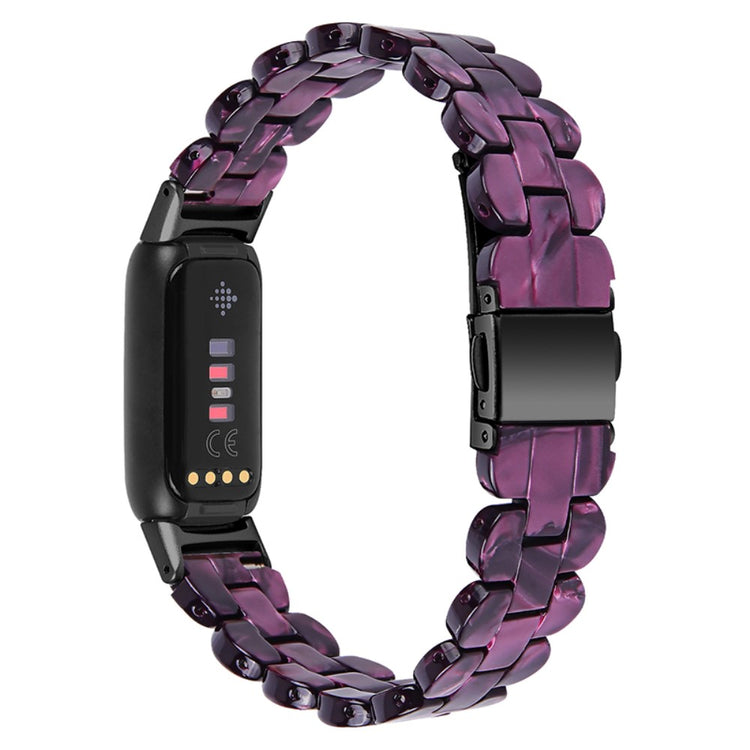 Nydelig Fitbit Luxe Plastik Rem - Lilla#serie_13