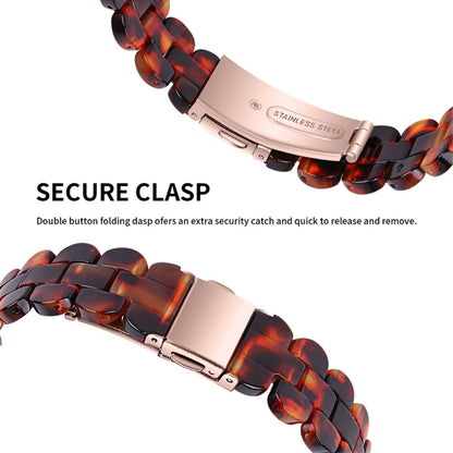 Meget elegant Fitbit Luxe Plastik Rem - Brun#serie_3