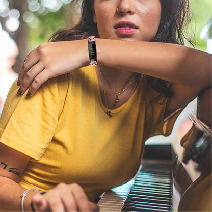 Meget elegant Fitbit Luxe Plastik Rem - Pink#serie_6