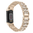 Veldig slitesterk Fitbit Charge 5 Metall og Strass Reim