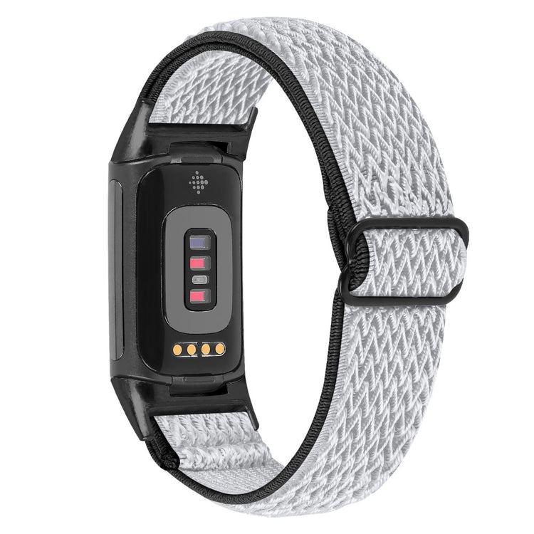 Super slidstærk Fitbit Charge 5  Rem - Hvid#serie_5