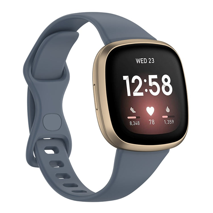 Fed Universal Fitbit Silikone Rem - Størrelse: L - Blå#serie_4