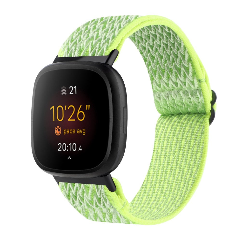 Nydelig Universal Fitbit Nylon Rem - Grøn#serie_10