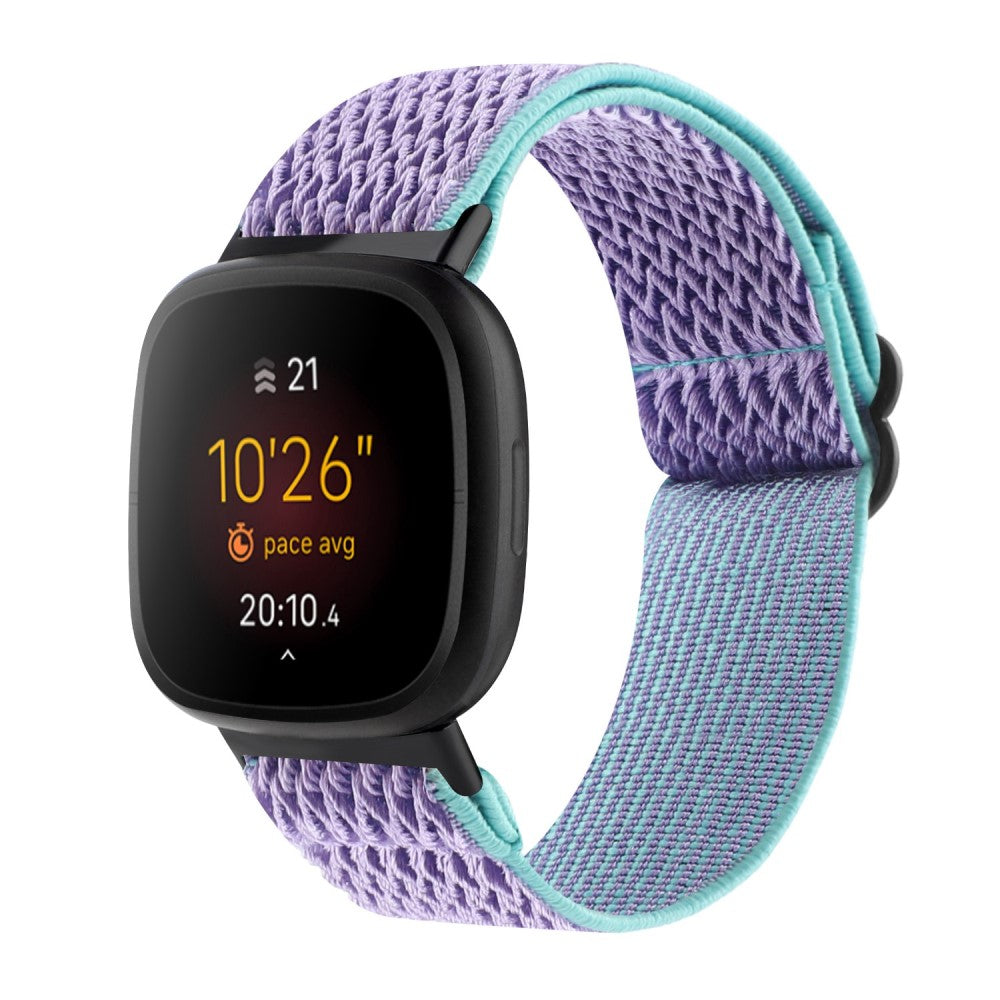 Nydelig Universal Fitbit Nylon Rem - Grøn#serie_14