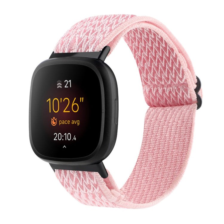 Nydelig Universal Fitbit Nylon Rem - Pink#serie_6