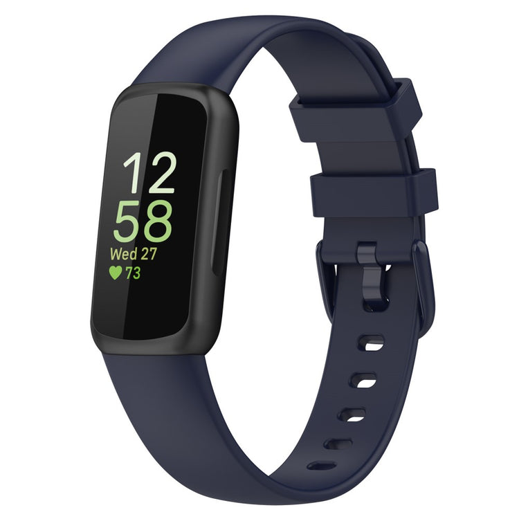 Alle tiders Fitbit Inspire 3 Silikone Rem - Blå#serie_7