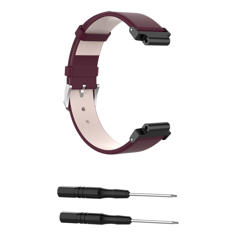 Super kønt Universal Garmin Kunstlæder Rem - Rød#serie_5