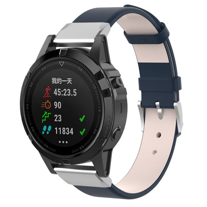 Super flot Universal Garmin Kunstlæder Rem - Blå#serie_4