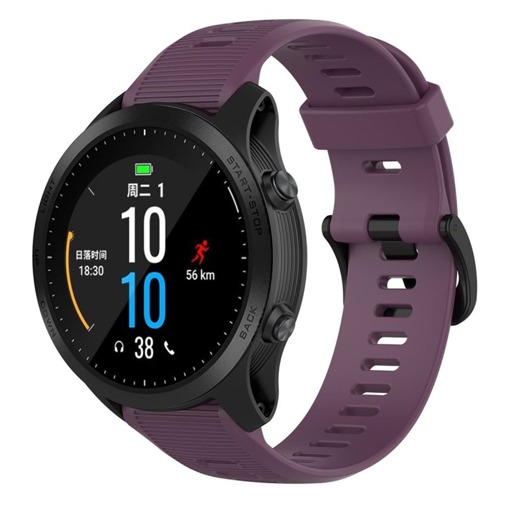 Fremragende Universal Garmin Silikone Rem - Lilla#serie_11