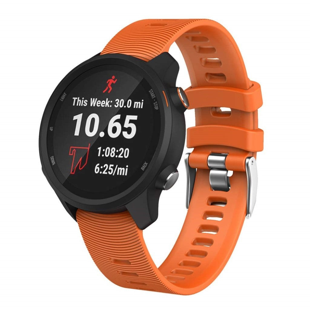 Mega smuk Universal Garmin Silikone Rem - Orange#serie_6