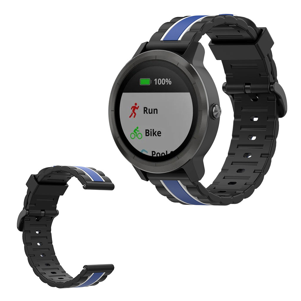 Vildt cool Universal Garmin Silikone Rem - Sort#serie_2