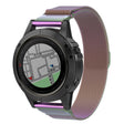 Nydelig Garmin Fenix 5X / Garmin Tactix Charlie Metall Reim