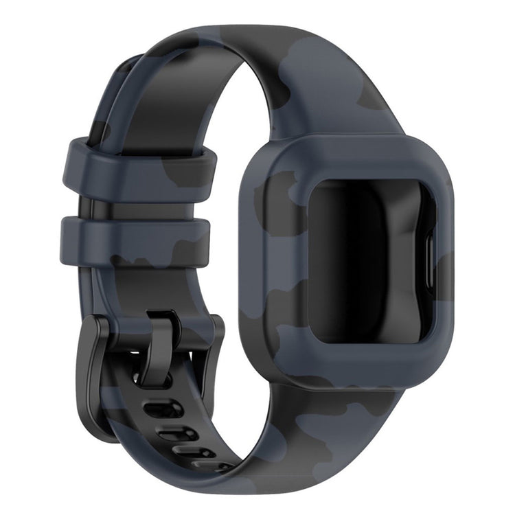 Rigtigt flot Garmin Vivofit Jr 3 Silikone Rem - Sølv#serie_1