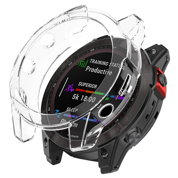 Garmin Fenix 7S Gennemsigtig Silikone Bumper  - Gennemsigtig#serie_4