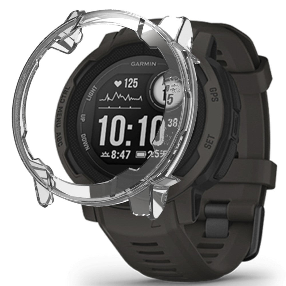 Garmin Instinct 2S Enkel Plastik Bumper  - Gennemsigtig#serie_4