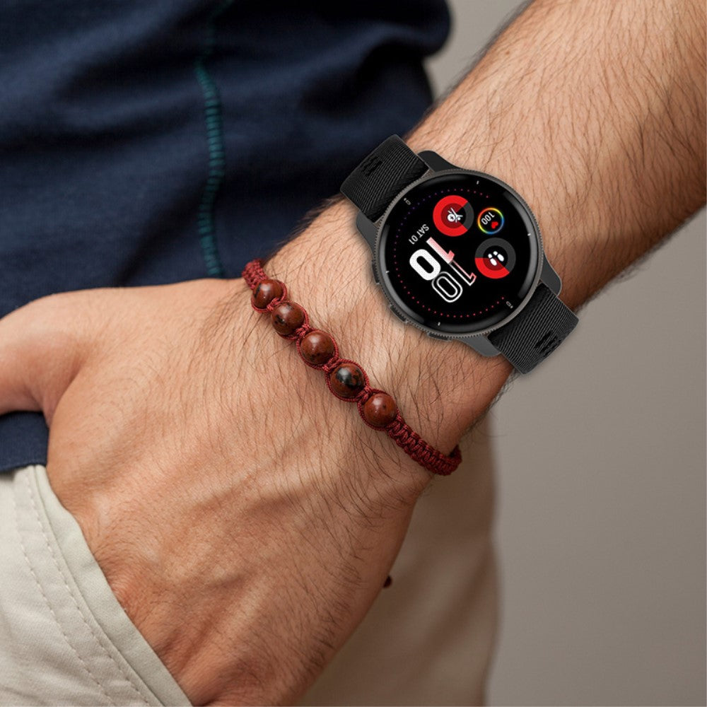 Rigtigt smuk Universal Garmin Silikone Rem - Sølv#serie_5