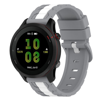  Garmin Forerunner 255 / Garmin Vivoactive HR Silikone Urrem - Sølv#serie_8