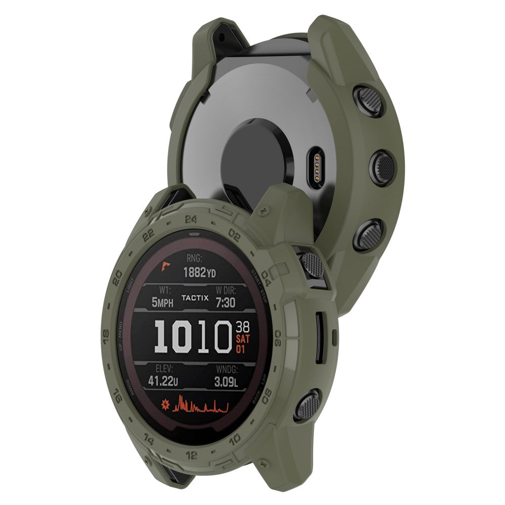 Garmin Enduro 2 / Garmin Tactix 7  Silikone Bumper  - Grøn#serie_3