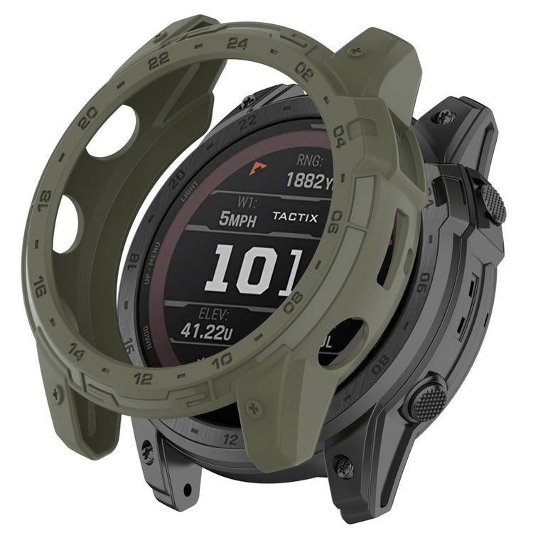 Garmin Enduro 2 / Garmin Tactix 7  Silikone Bumper  - Grøn#serie_3