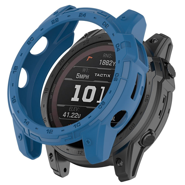 Garmin Enduro 2 / Garmin Tactix 7  Silikone Bumper  - Blå#serie_5