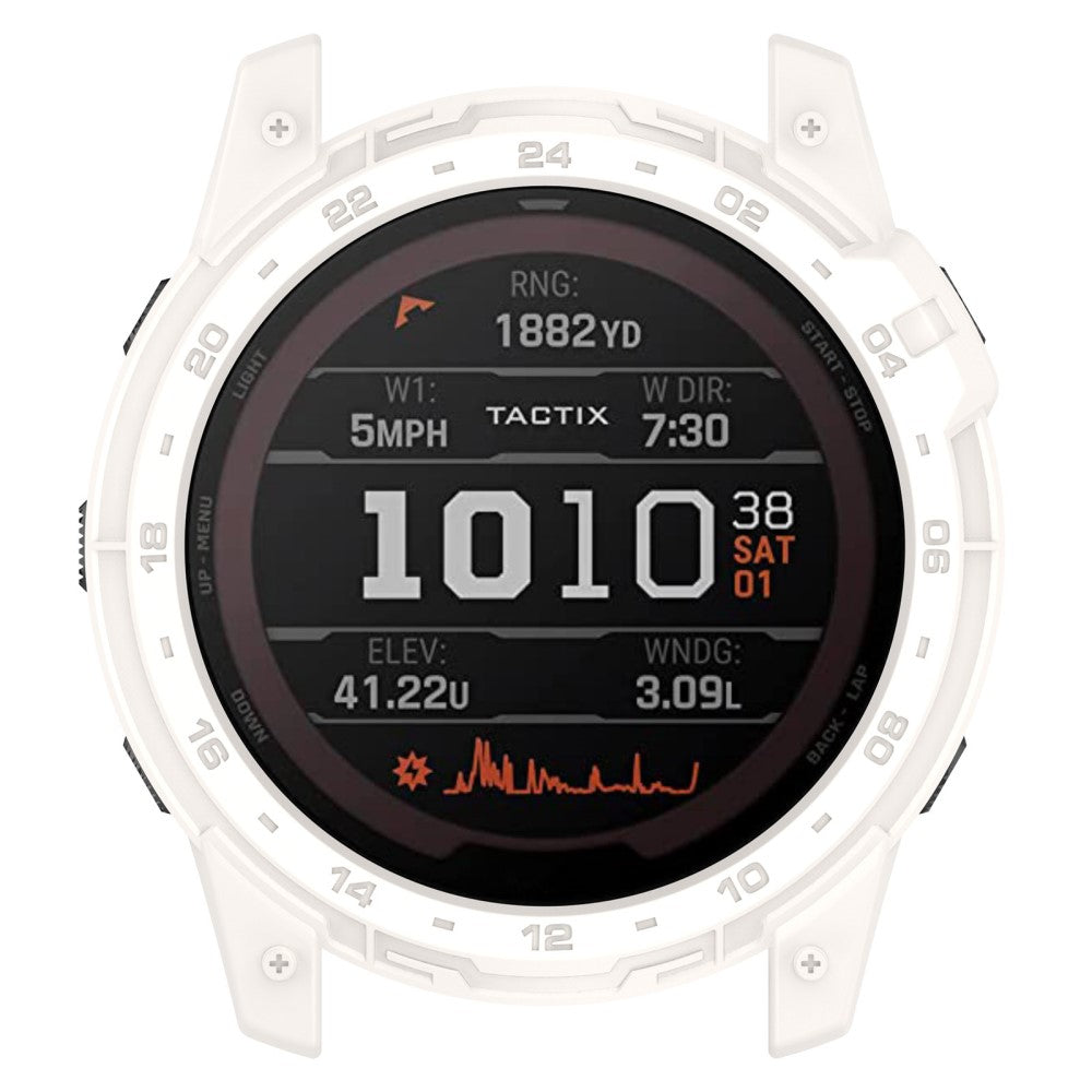 Garmin Enduro 2 / Garmin Tactix 7  Silikone Bumper  - Hvid#serie_6