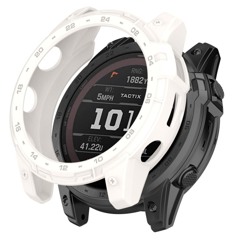 Garmin Enduro 2 / Garmin Tactix 7  Silikone Bumper  - Hvid#serie_6