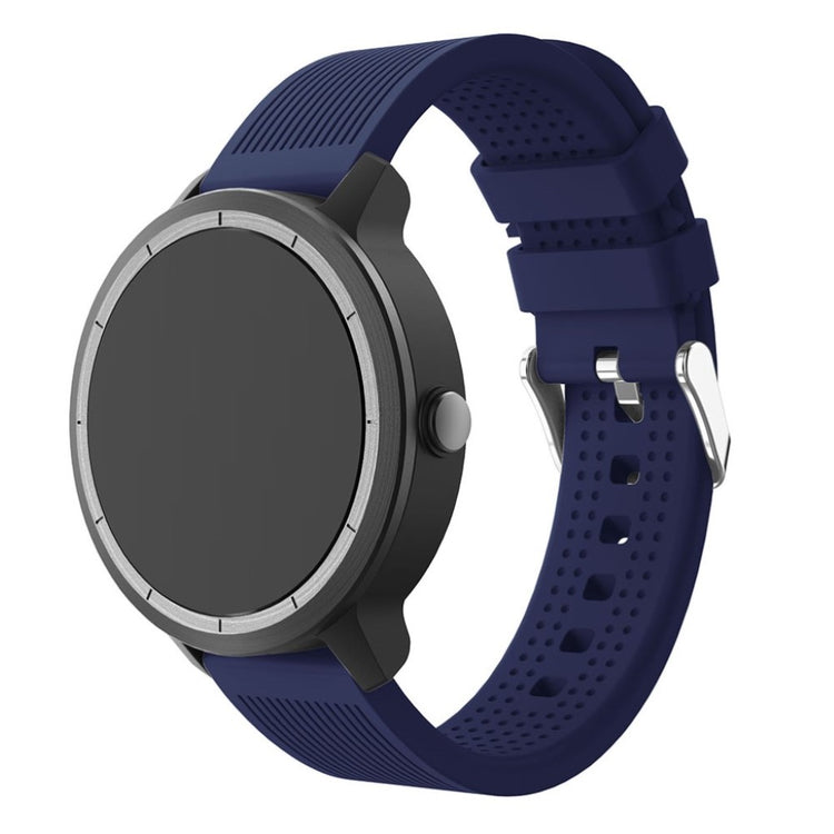 Rigtigt fed Garmin Vivoactive 3 Silikone Rem - Blå#serie_11