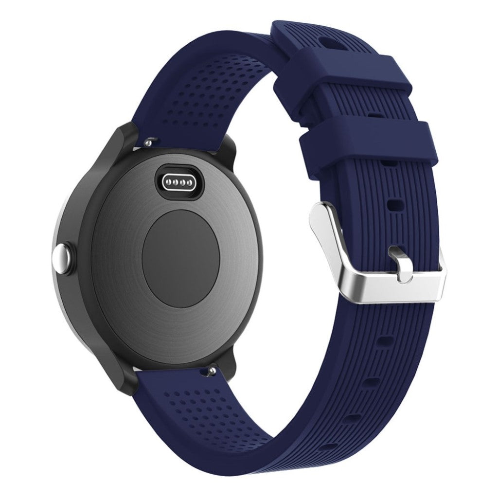 Rigtigt fed Garmin Vivoactive 3 Silikone Rem - Blå#serie_11