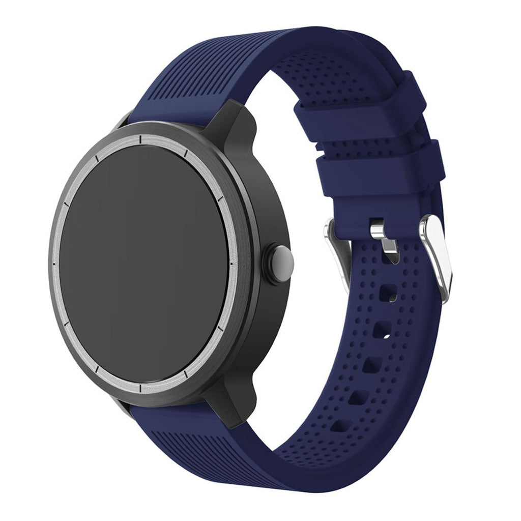 Rigtigt fed Garmin Vivoactive 3 Silikone Rem - Blå#serie_11