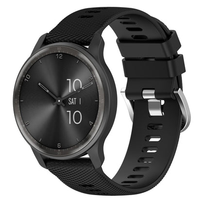 Vildt Skøn Silikone Universal Rem passer til Garmin Smartwatch - Sort#serie_1
