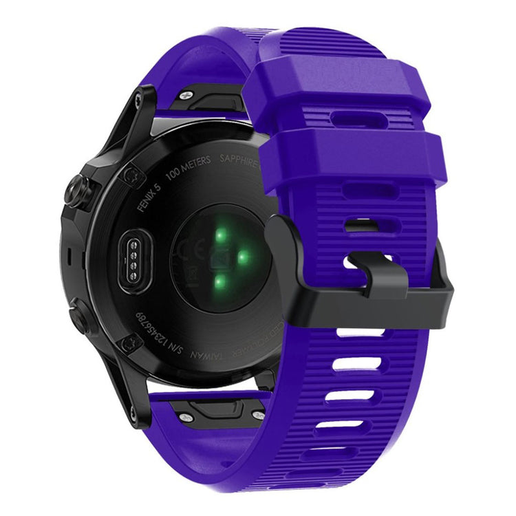 Super godt Garmin Fenix 5X Plus Silikone Rem - Lilla#serie_12