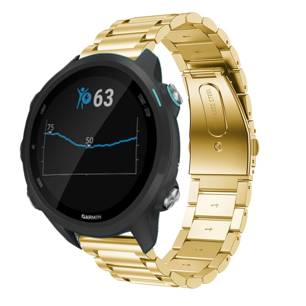 Meget godt Garmin Forerunner 245 Metal Rem - Guld#serie_3