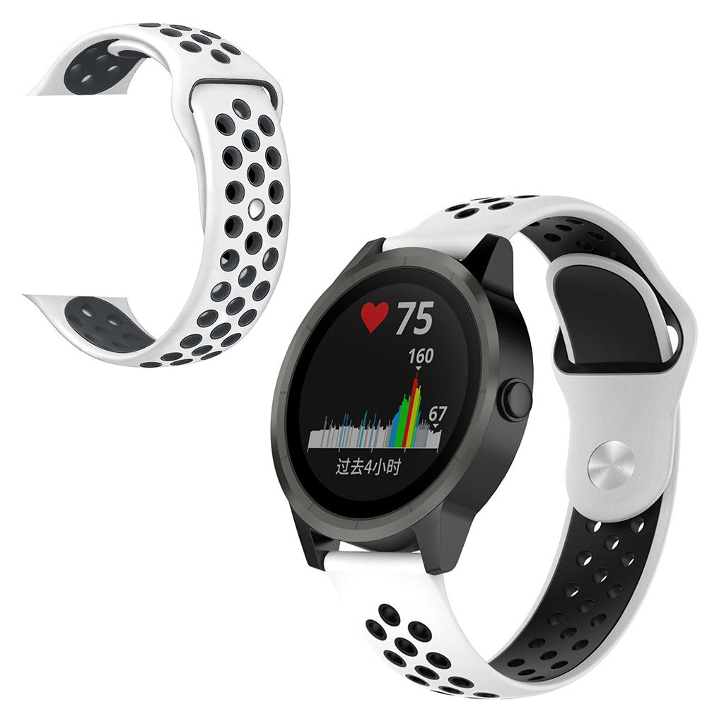 Helt vildt kønt Garmin Forerunner 245 Music Silikone Rem - Sort#serie_5