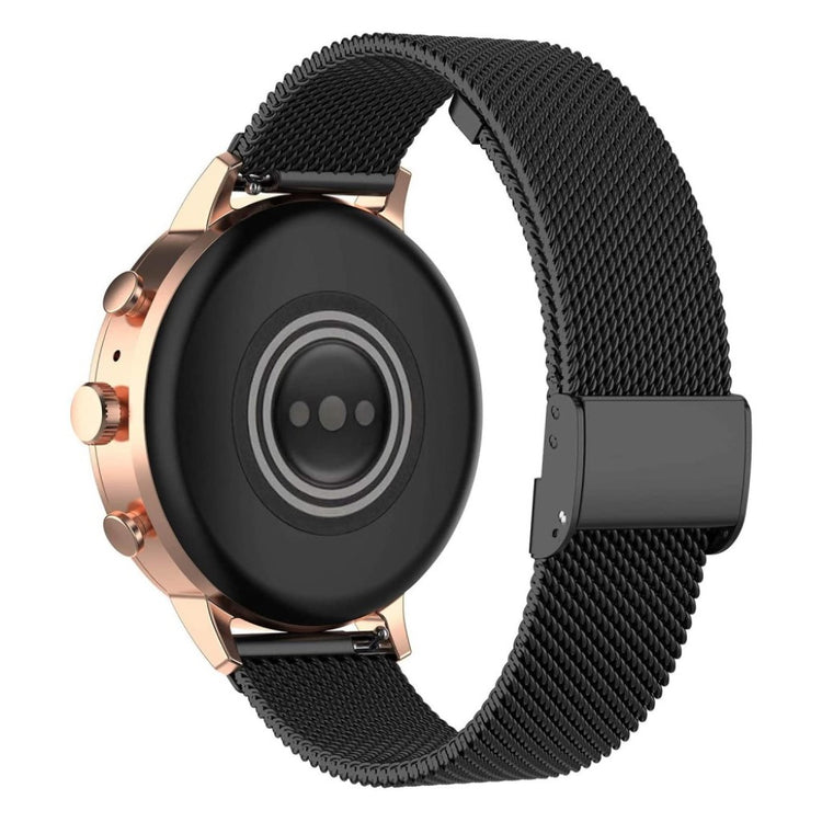 Pænt Garmin Vivoactive 4S Metal Rem - Sort#serie_1