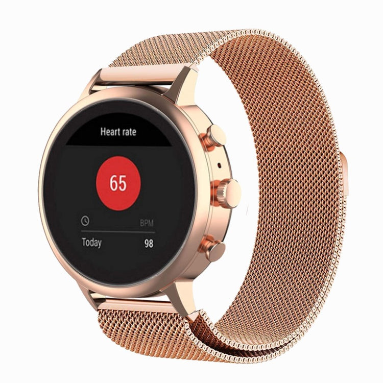 Helt vildt hårdfør Garmin Vivoactive 4S Metal Rem - Pink#serie_4