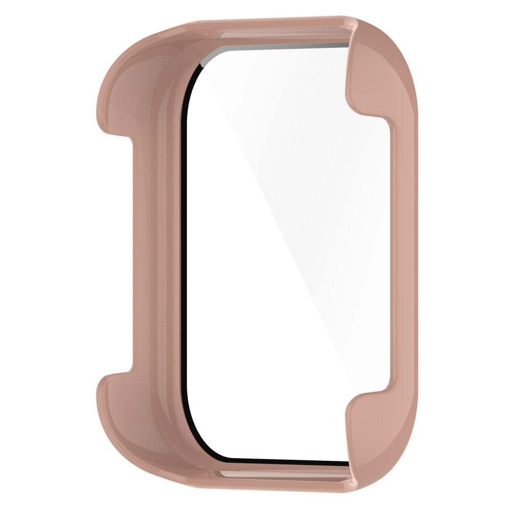 Fed Oppo Watch 2 (42mm) Cover med Skærmbeskytter i Plastik og Hærdet Glas - Pink#serie_6