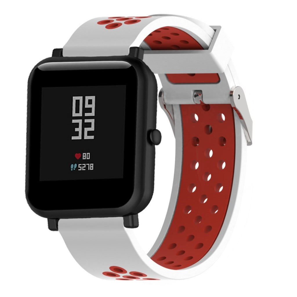 Fremragende Amazfit Youth Silikone Rem - Hvid#serie_1