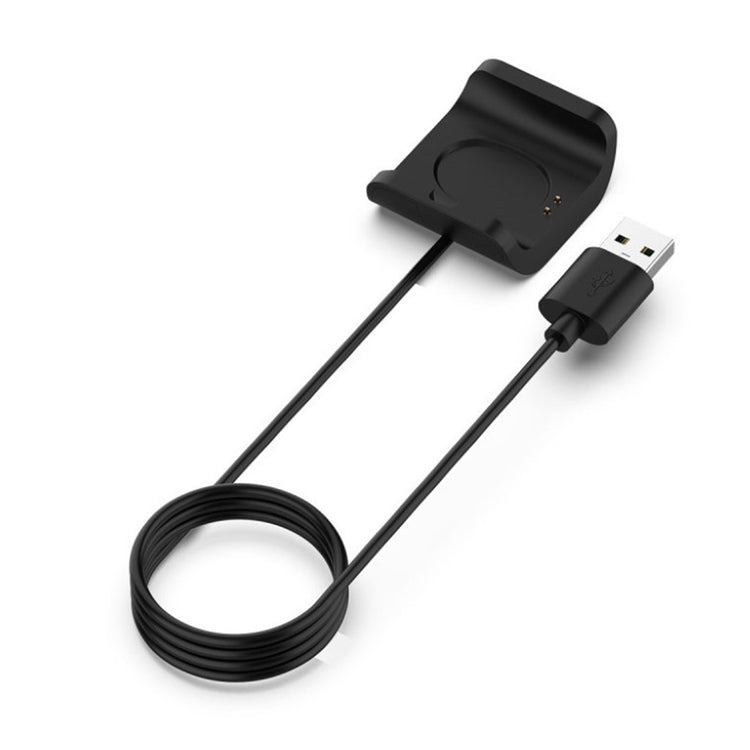 Plastik Amazfit Stratos 3 USB Ladestation - Sort#serie_1