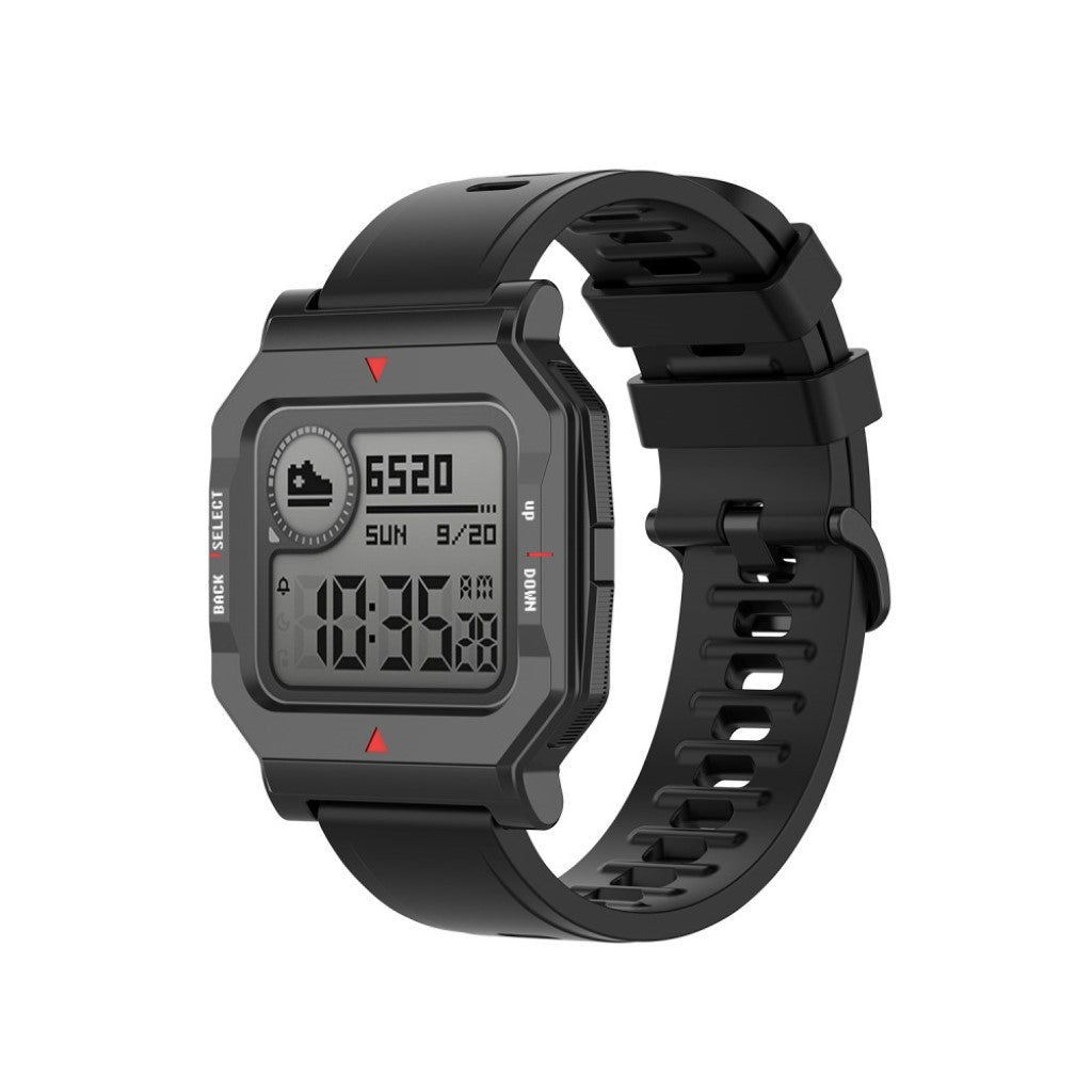 Meget fed Amazfit Neo Silikone Rem - Sort#serie_1