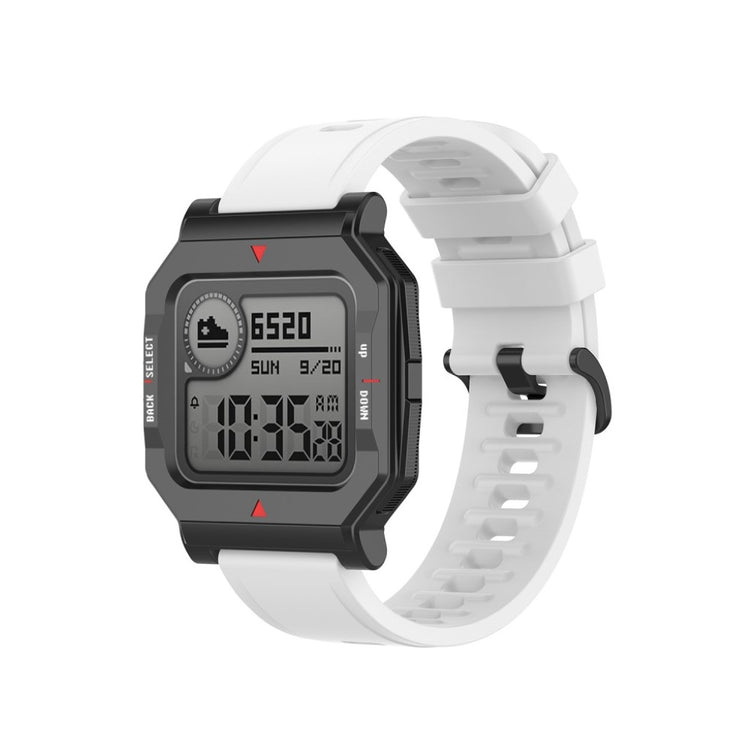 Meget fed Amazfit Neo Silikone Rem - Hvid#serie_2