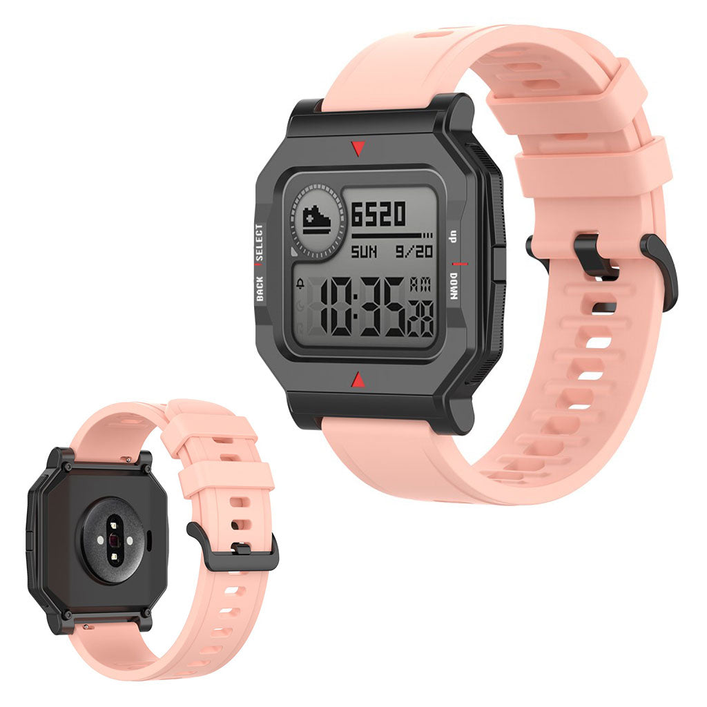 Meget fed Amazfit Neo Silikone Rem - Pink#serie_4