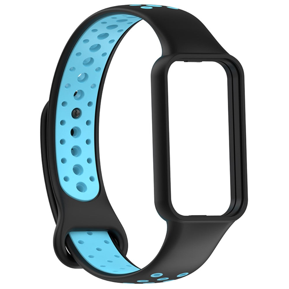 Mega flot Amazfit Band 7 Silikone Rem - Blå#serie_4