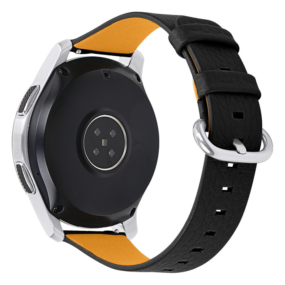 Helt vildt elegant Fossil Gen 5 Garrett HR Ægte læder Rem - Sort#serie_2