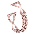 Super kul Universal Fossil Metall og Strass Reim