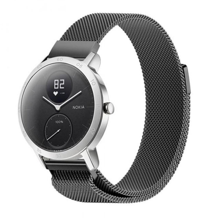 Fremragende Withings Steel HR (36mm) Silikone Rem - Sort#serie_2