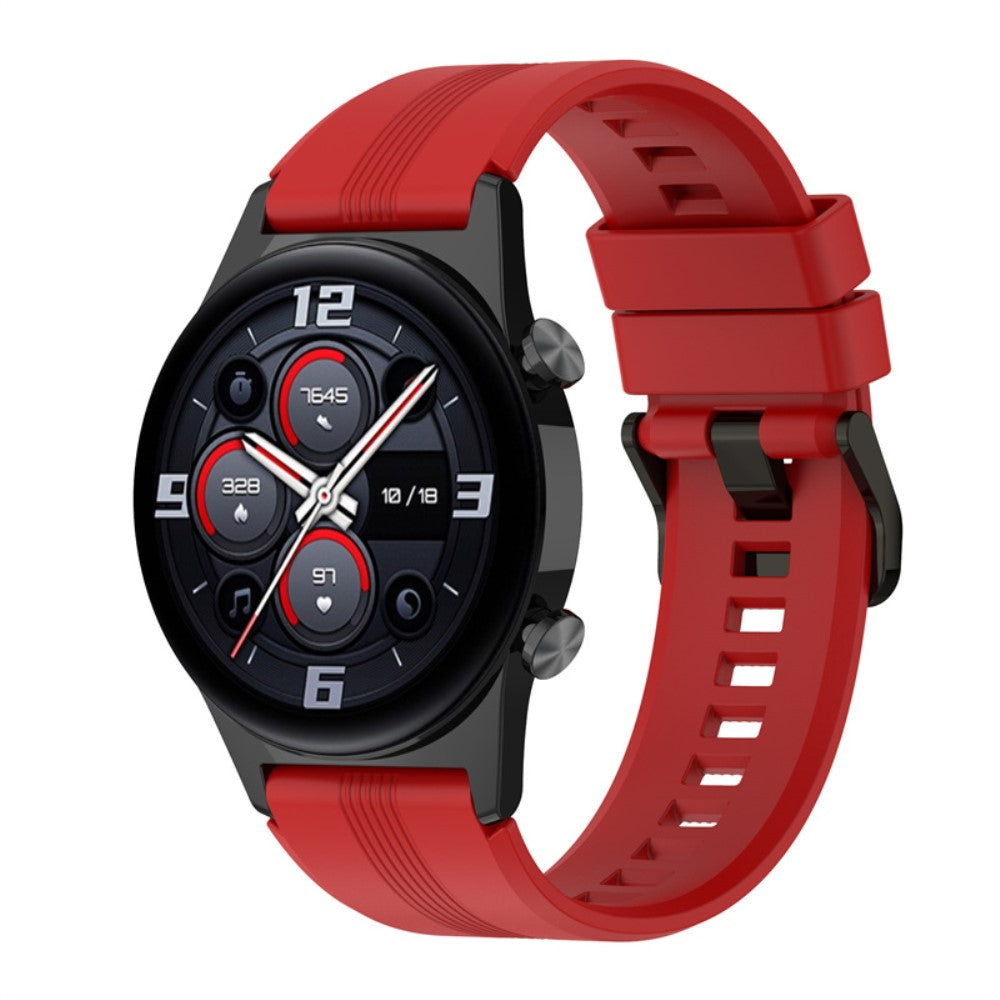 Super kønt Honor Watch GS 3 Silikone Rem - Rød#serie_6
