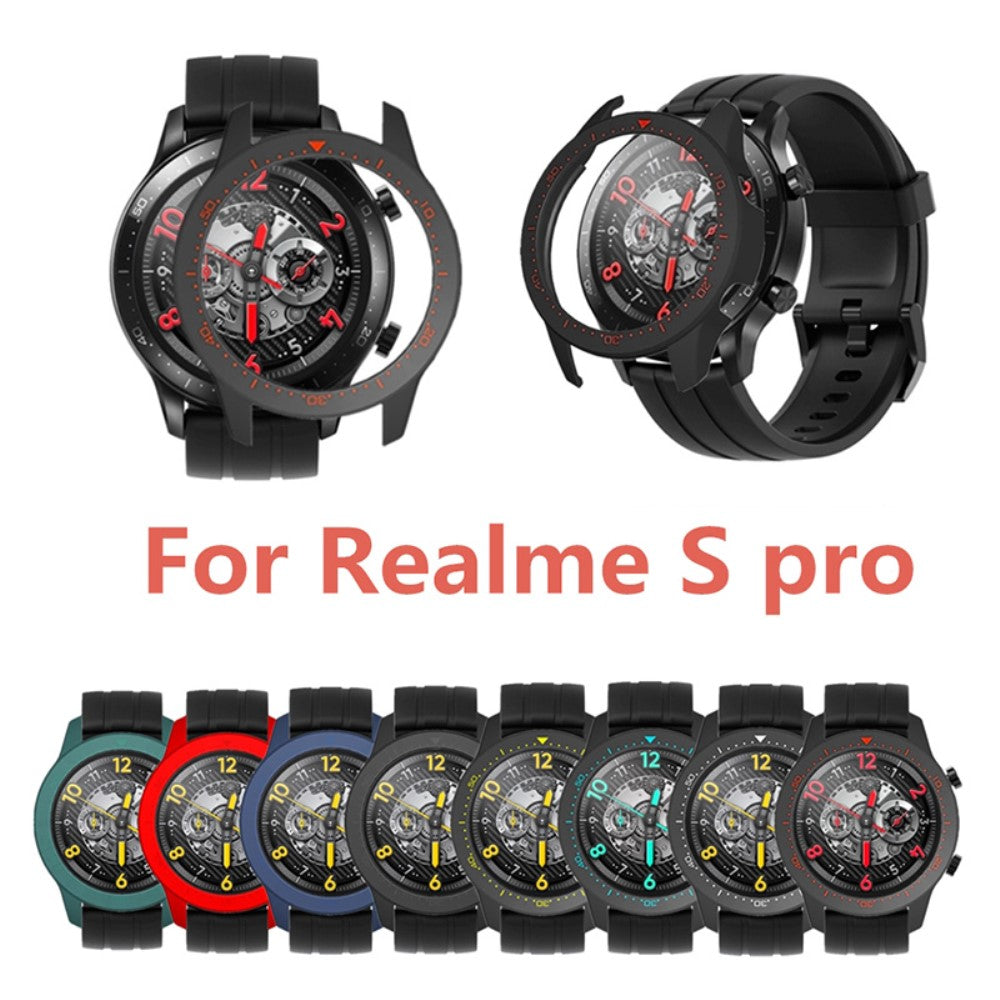 Realme Watch S Pro  Plastik Bumper  - Sort#serie_4